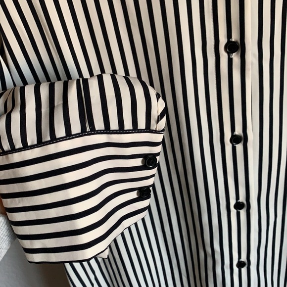 Silky Soft Stripped Button Up - Picture 4 of 5